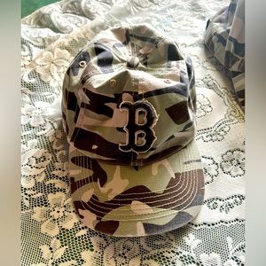 MLB Boston Red Sox '47 Camo Tarpoon Clean Up Adjustable Hat